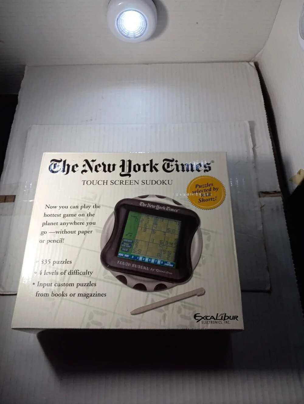 Excalibur Electronic NY53CS New York Times Touch Screen Sudoku Game Console